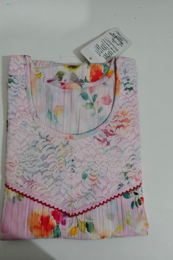 Silvy Premium Nighty L Baby Pink #001264
