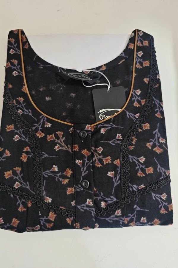 Figure Fine Alpine Nighty XL Black #001055