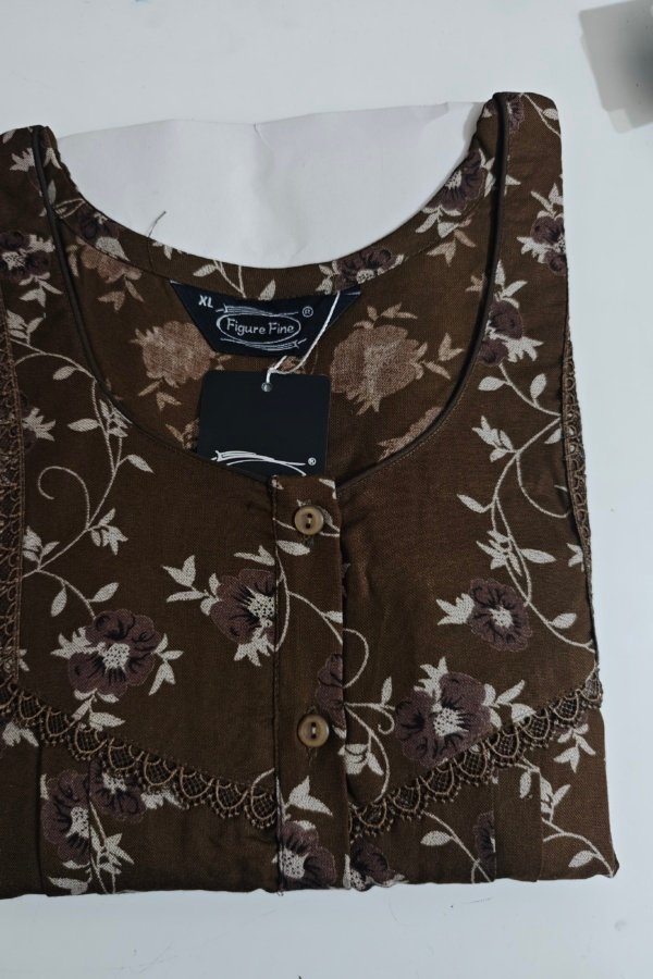 Figure Fine Alpine Nighty XL Brown #001051