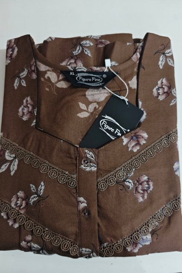 Figure Fine Alpine Nighty XL Brown #001084