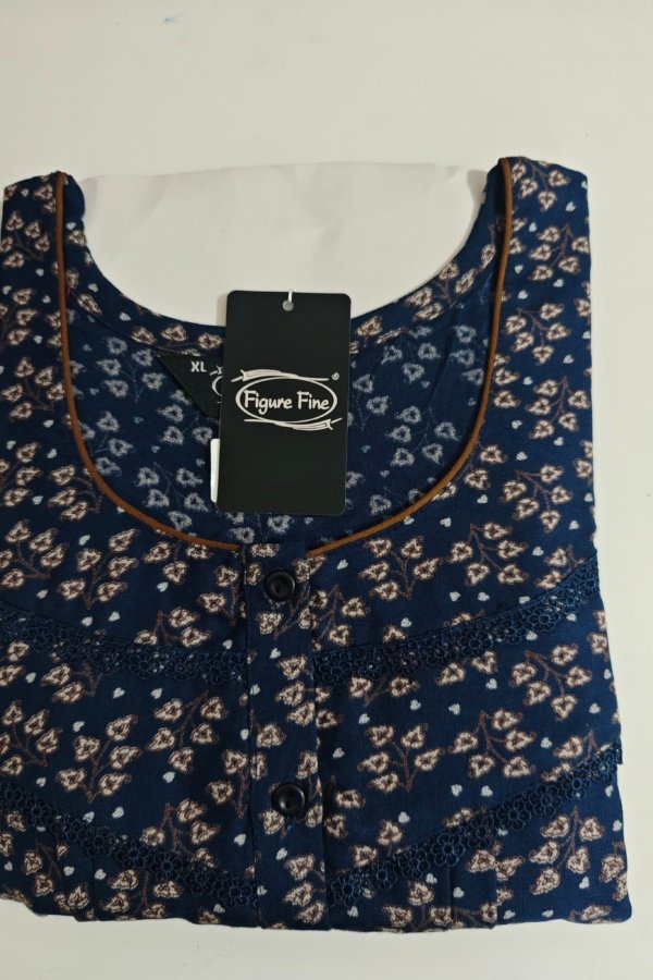 Figure Fine Alpine Nighty XL Navy Blue #001075