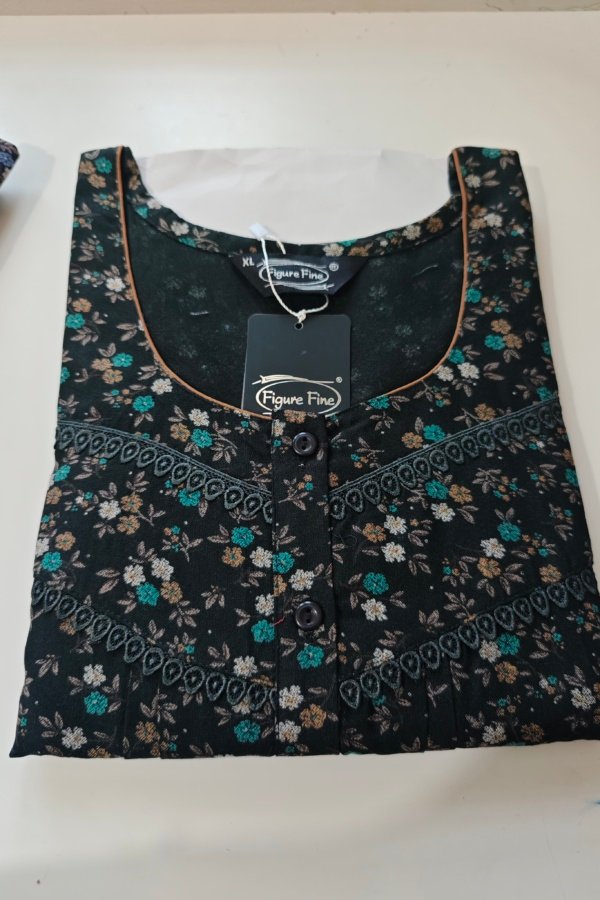 Figure Fine Alpine Nighty XL Black #001059