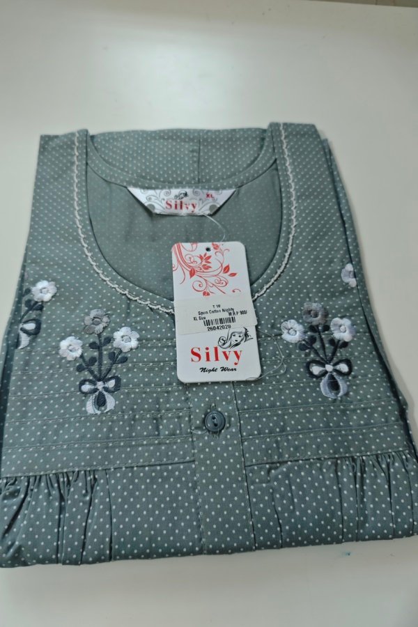 Silvy Premium Nighty XL Grey #001275