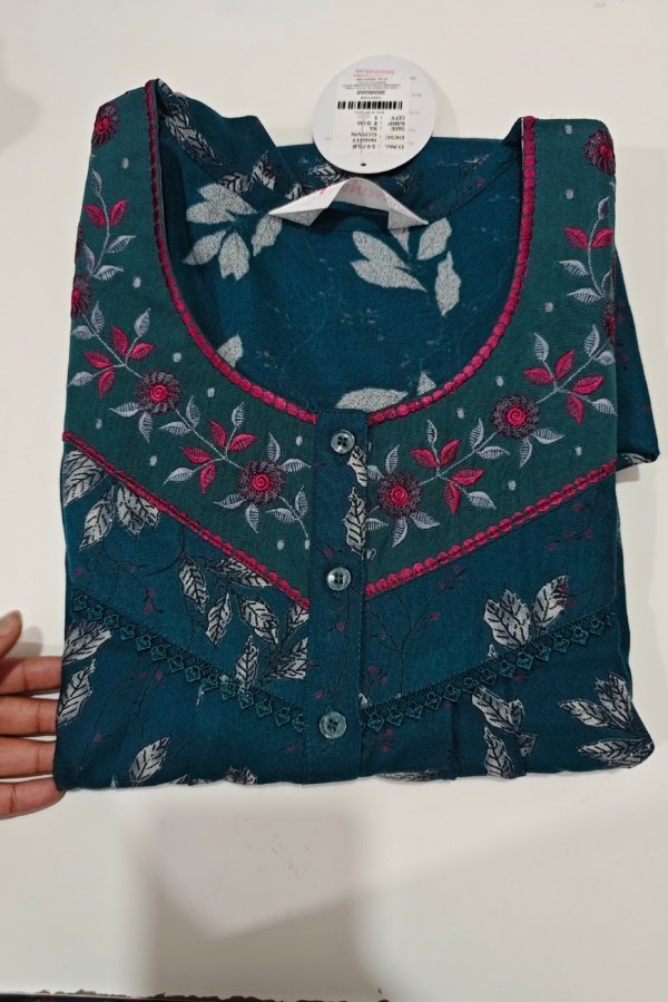 Shandar Premium Nighty XL Mint #001182
