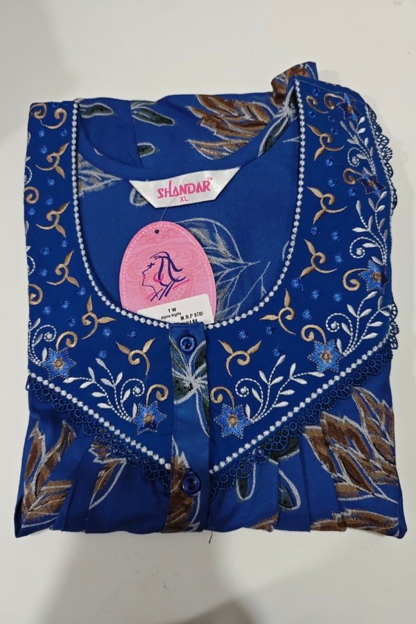 Shandar Premium Nighty XL Navy Blue #001170