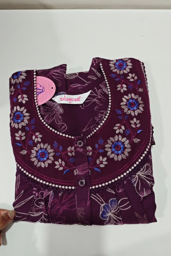 Shandar Premium Nighty XL Brown #001175