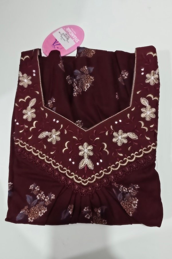 Shandar Premium Nighty XL Crimson #001161