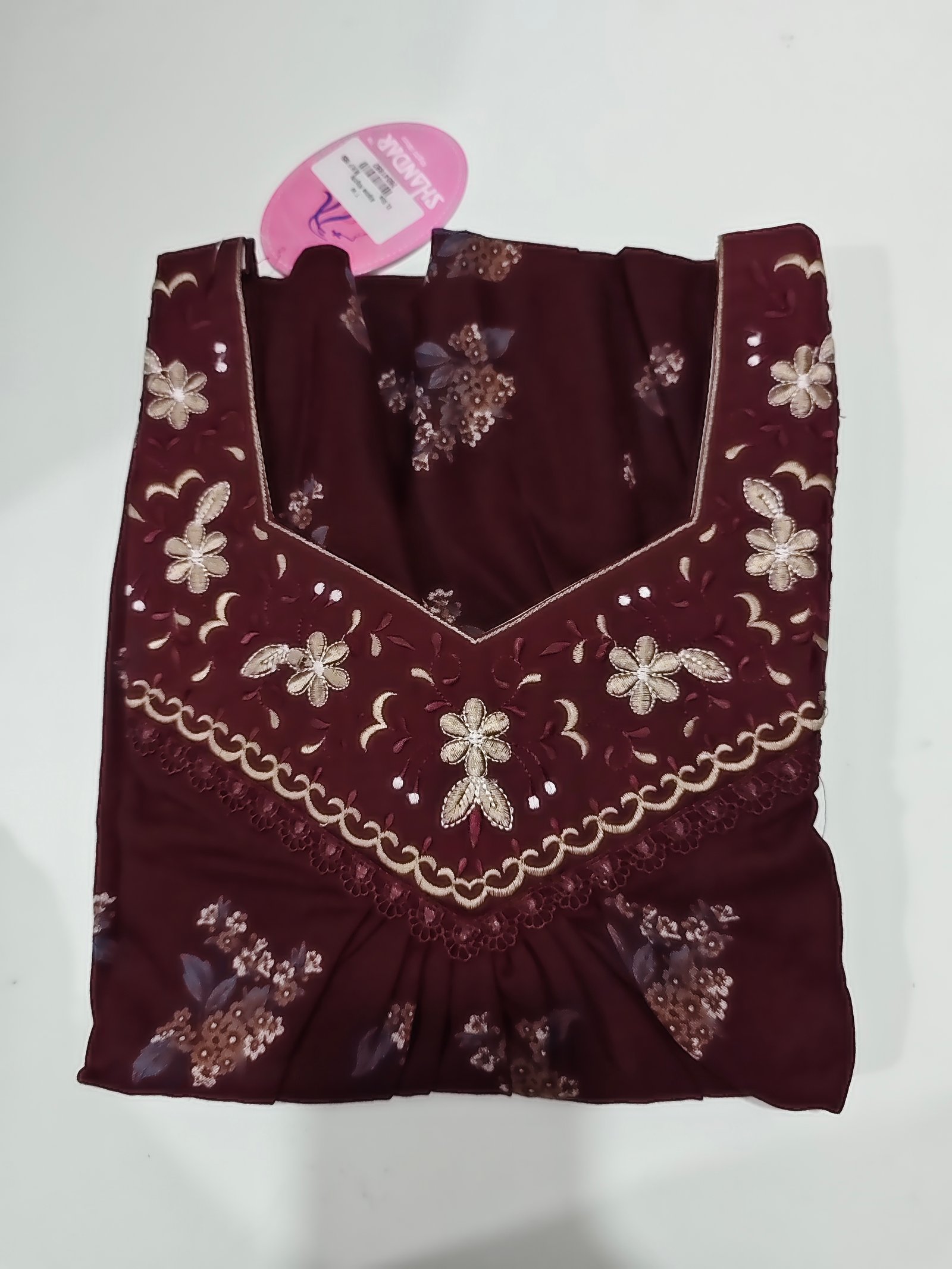 Shandar Premium Nighty XL Crimson #001161