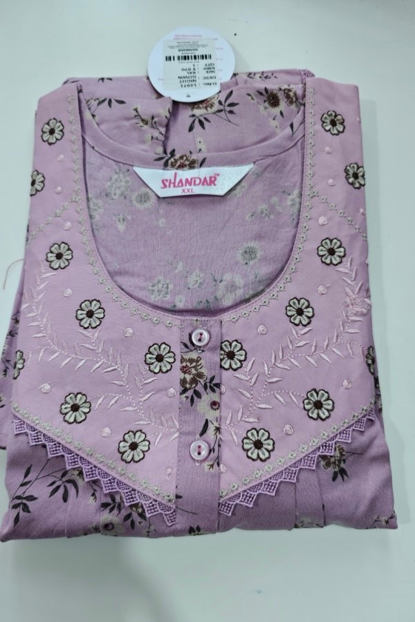 Shandar Premium Nighty XXL Lavender #001201