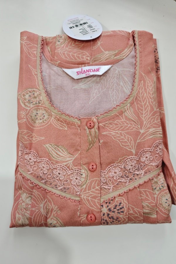 Shandar Premium Nighty XXL Peach #001210