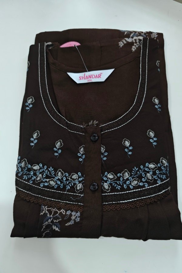 Shandar Premium Nighty XXL Black #001186