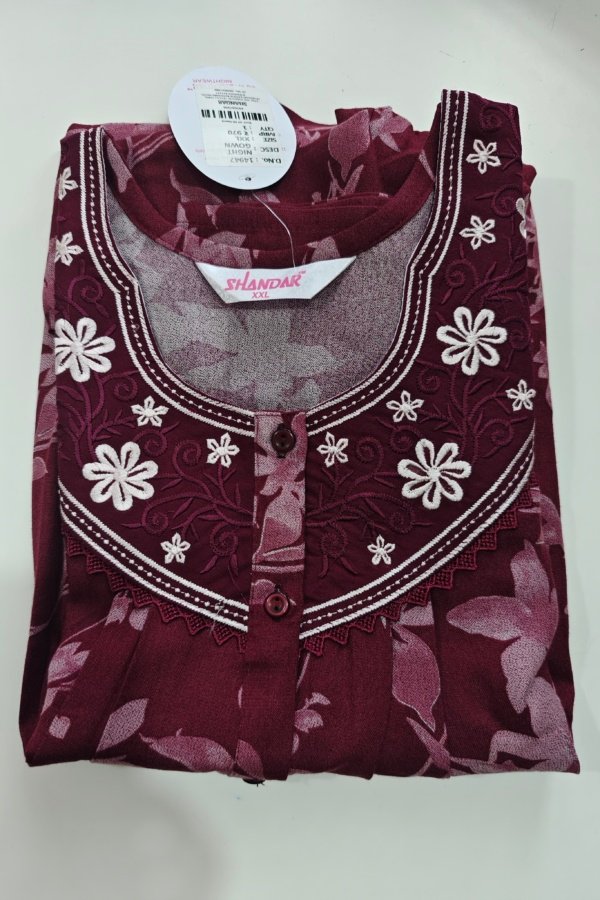 Shandar Premium Nighty XXL Brown #001209
