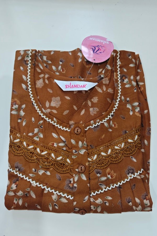Shandar Premium Nighty L Rust #001159