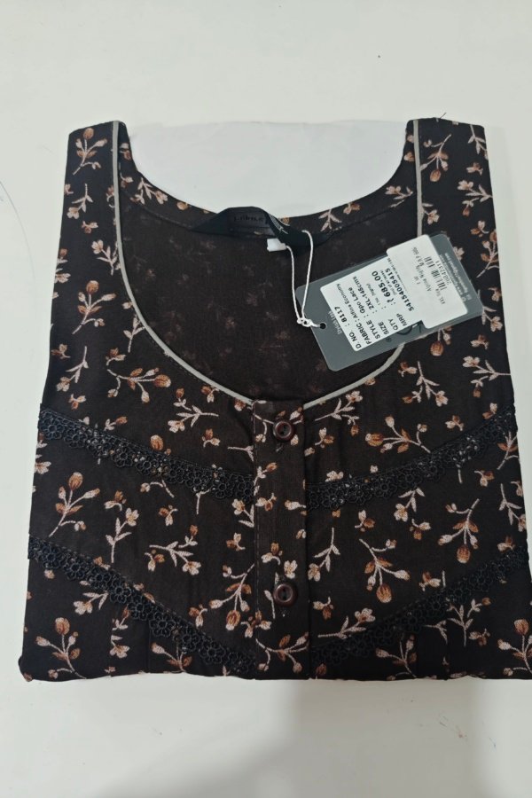 Figure Fine Alpine Nighty XXL Charcoal #001124