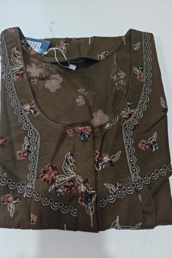 Figure Fine Alpine Nighty XXL Brown #001138