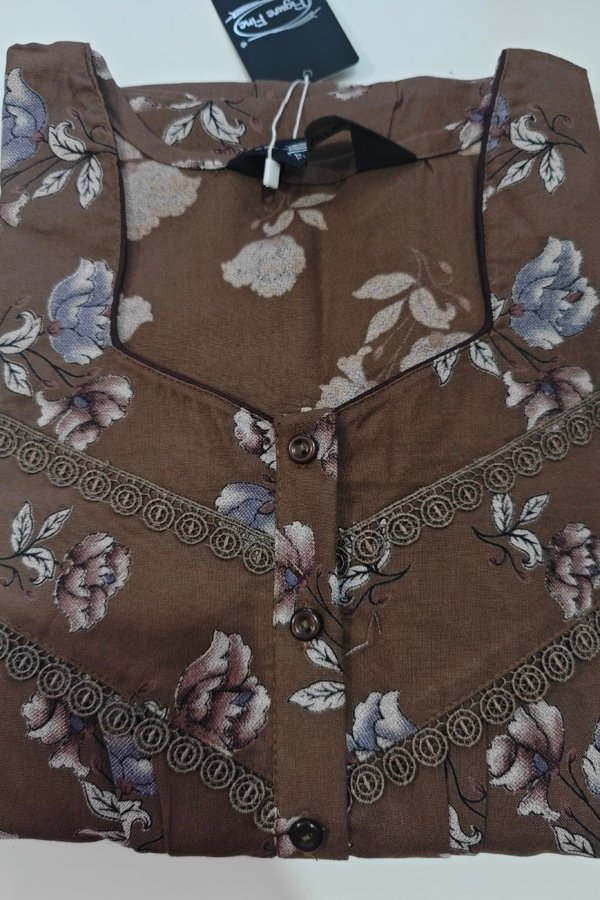 Figure Fine Alpine Nighty XXL Brown #001144
