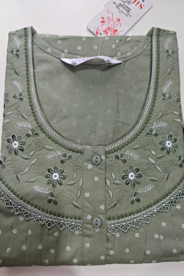 Silvy Premium Nighty L Olive #001268