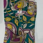 Kalamkari Cotton Nighty XL Mint #001220