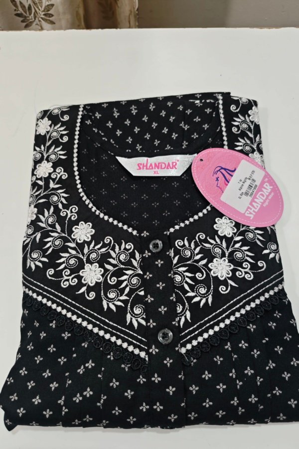 Shandar Premium Nighty XL Black #001165