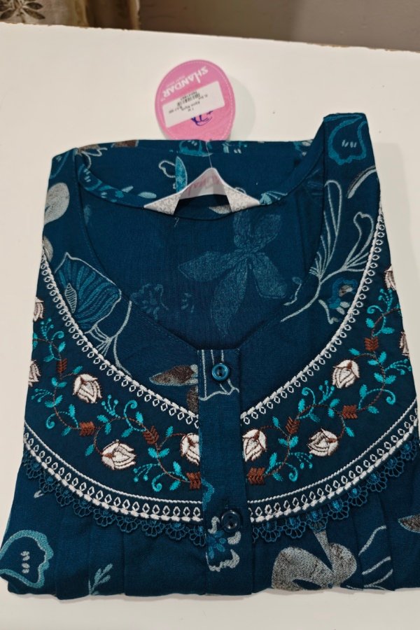 Shandar Premium Nighty XL Navy Blue #001180