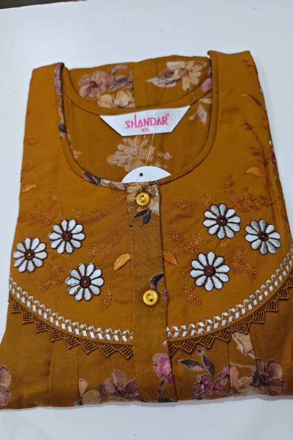 Shandar Premium Nighty XXL Orange #001199