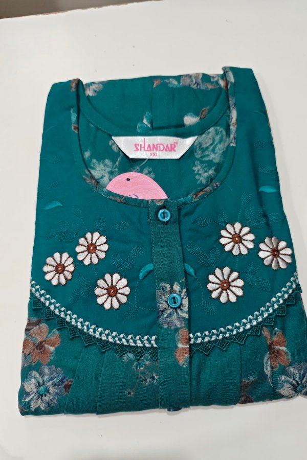 Shandar Premium Nighty XXL Mint #001206