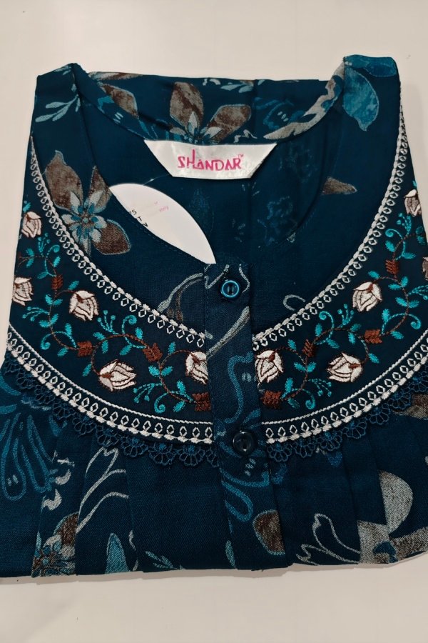 Shandar Premium Nighty L Navy Blue #001149