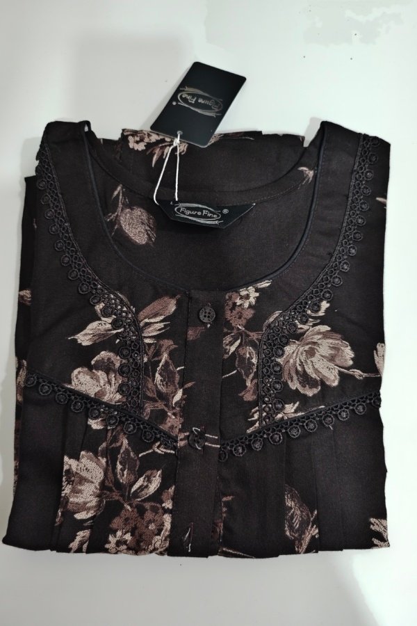Figure Fine Alpine Nighty L Black #001029