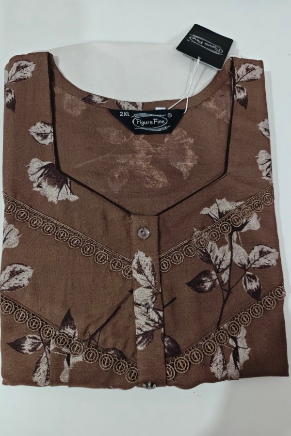 Figure Fine Alpine Nighty XXL Brown #001139