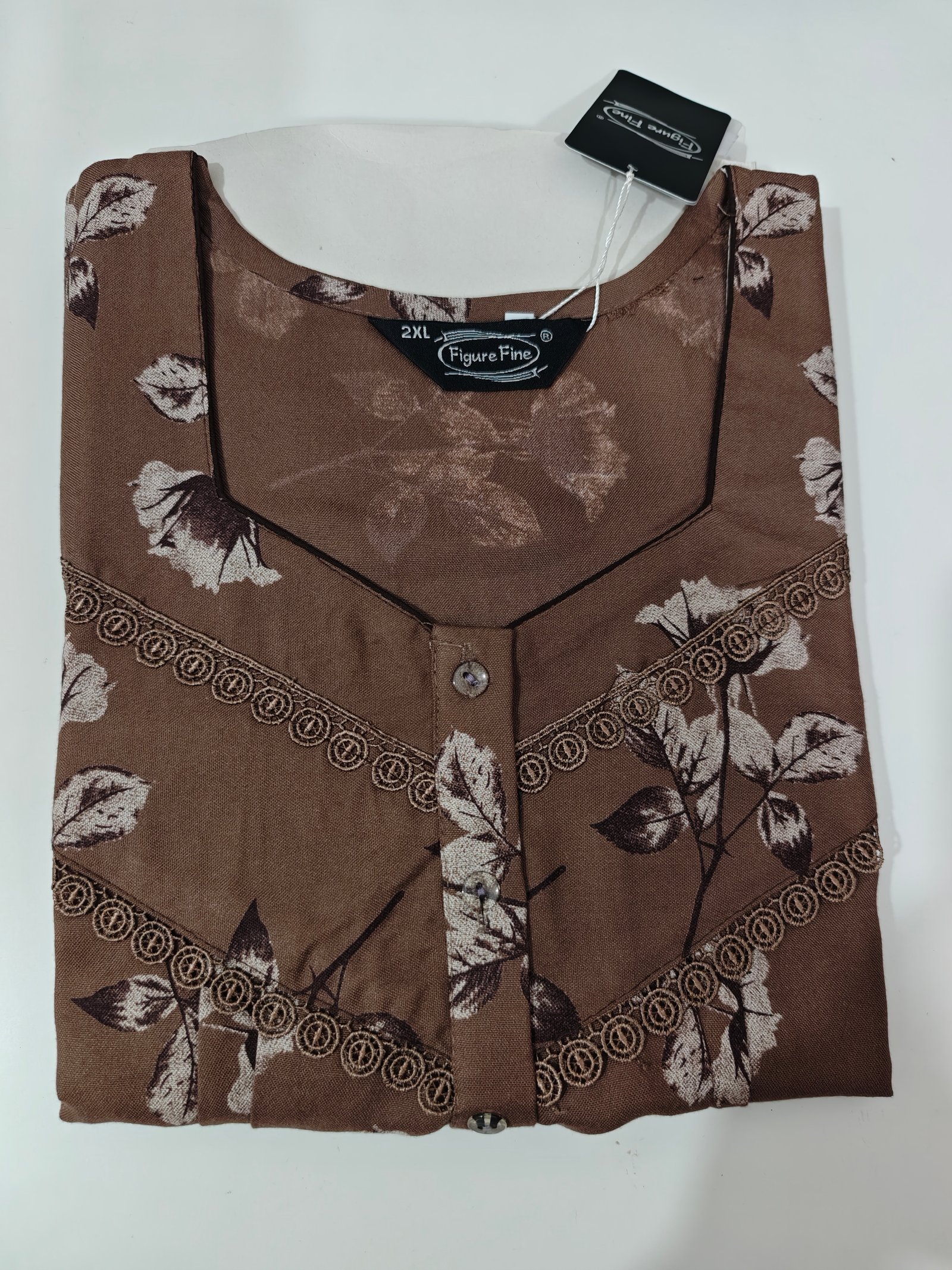 Figure Fine Alpine Nighty XXL Brown #001139