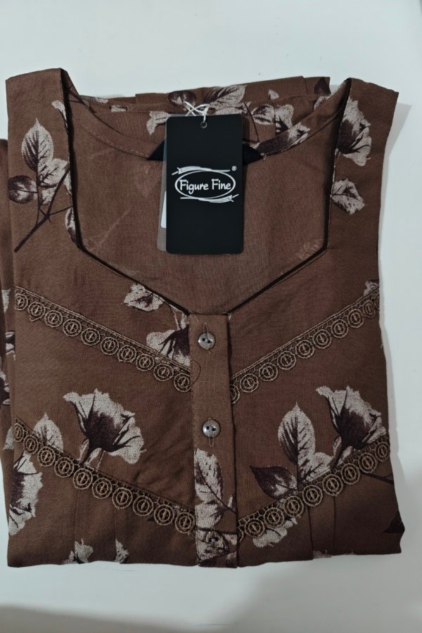 Figure Fine Alpine Nighty XXL Brown #001140