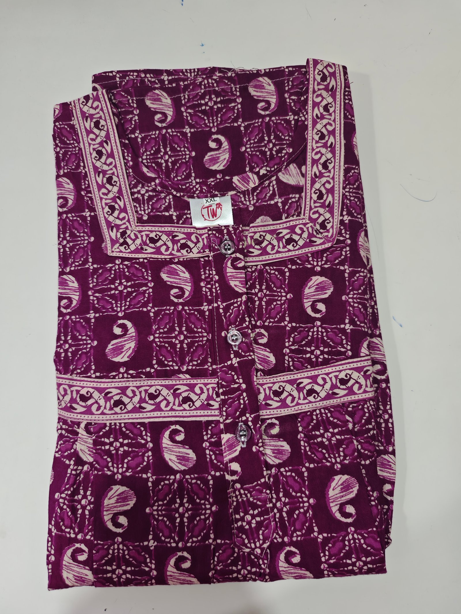 Cotton XXL Maroon #001492