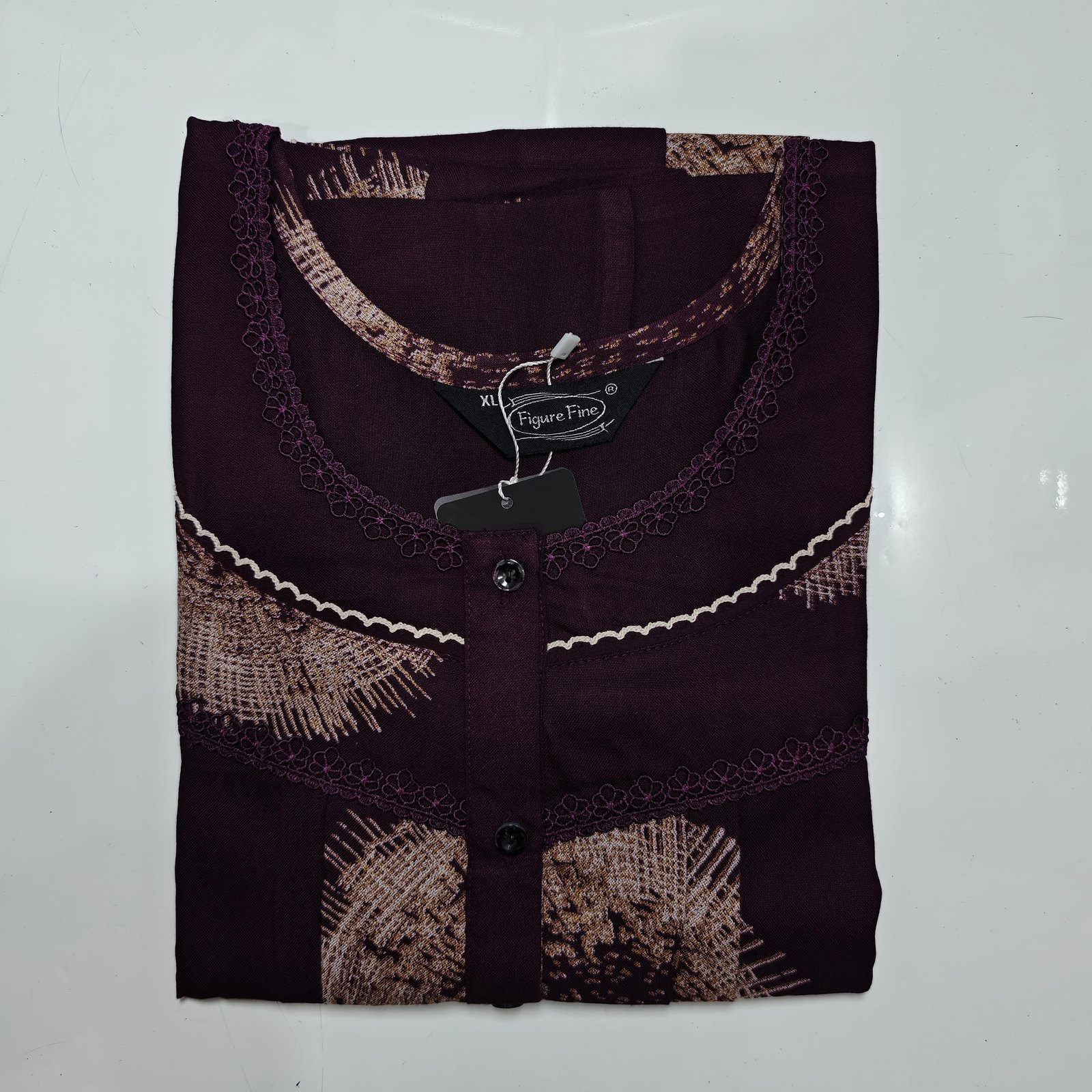 Figure Fine Super Fancy Nighty XL Purple #001347