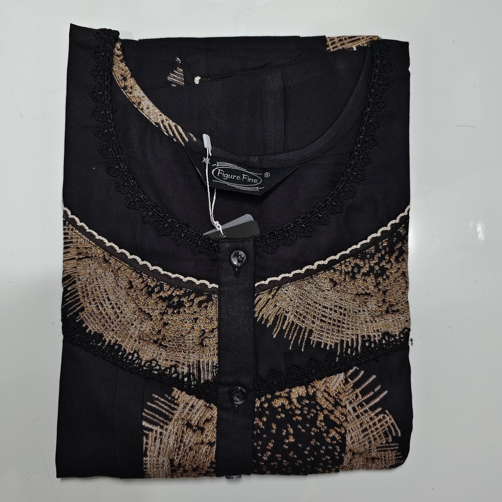 Figure Fine Super Fancy Nighty XL Black #001346
