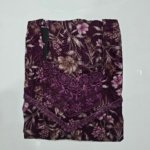 Figure Fine Fancy Lace Nighty L Purple #001547
