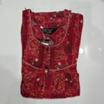 Figure Fine Fancy Lace Nighty Regular Crimson #001329