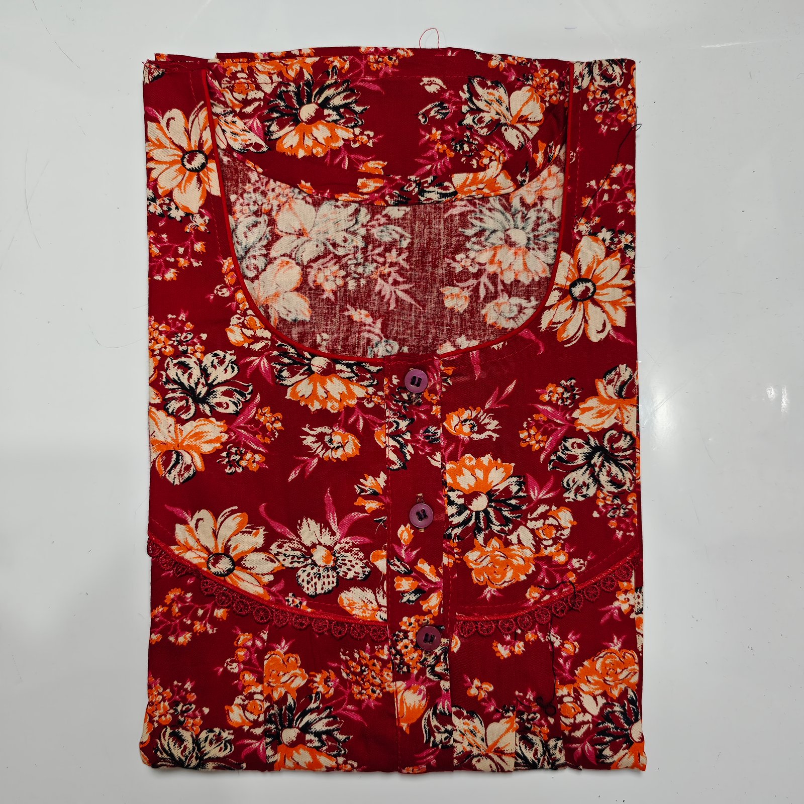 Cotton Regular Dark Red #001475