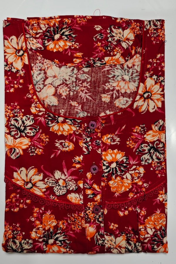 Cotton Regular Dark Red #001472