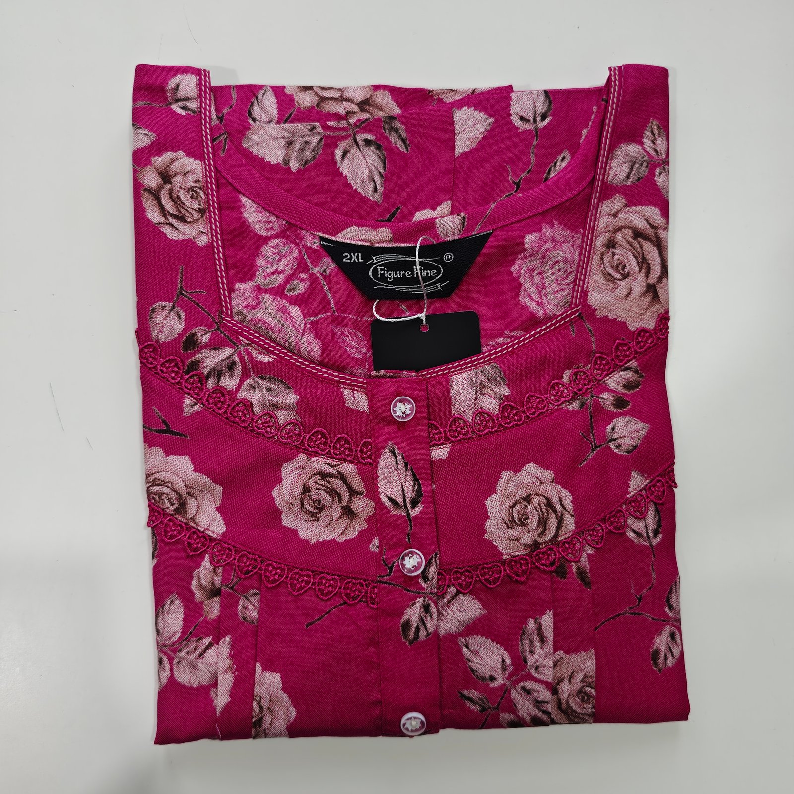Premium Alpine nighties XXL Maroon #001296