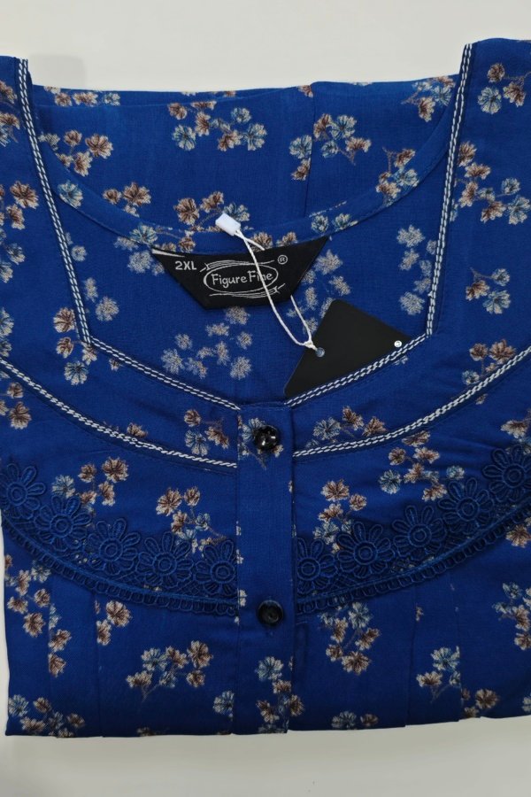Premium Alpine nighties XXL Navy Blue #001287