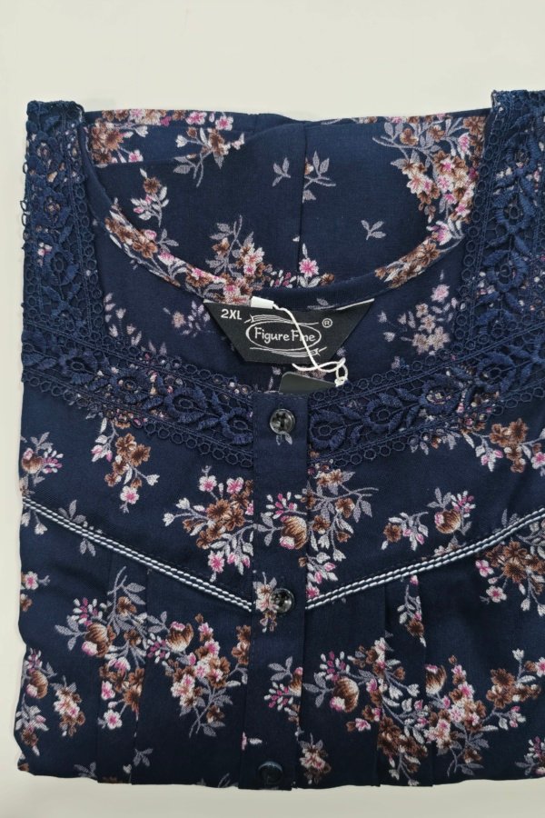 Premium Alpine nighties XXL Royal Blue #001289