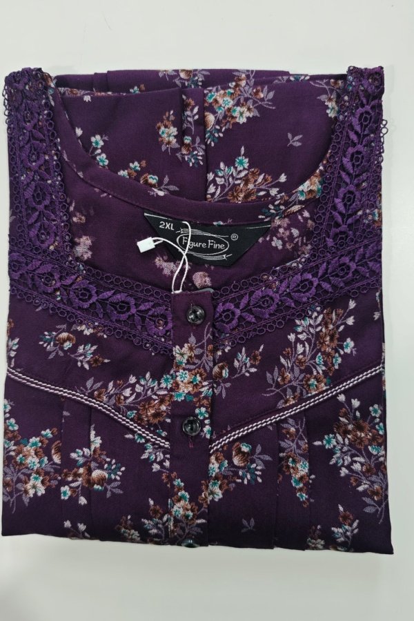 Premium Alpine nighties XXL Purple #001290