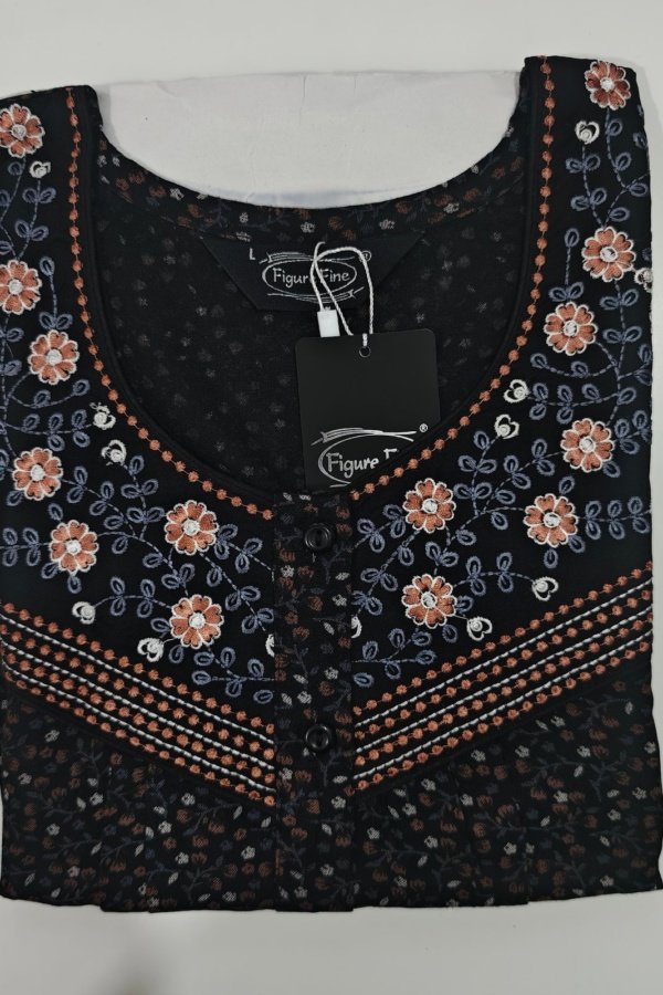 Figure Fine Alpine Nighty L Black #001378