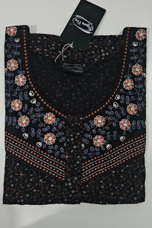 Figure Fine Alpine Nighty L Black #001381