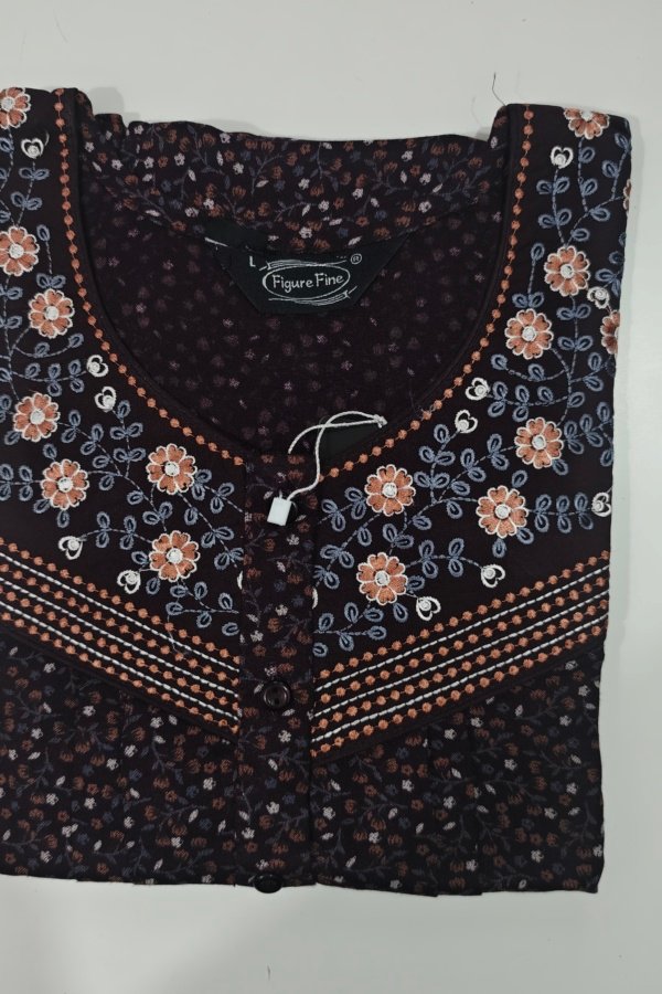 Figure Fine Alpine Nighty L Black #001382
