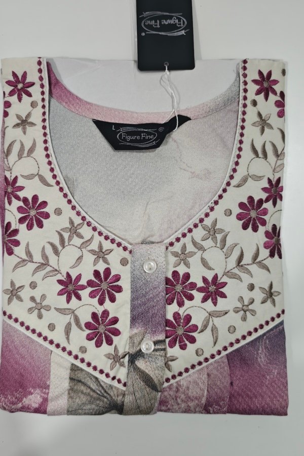 Figure Fine Alpine Nighty L Grey #001379