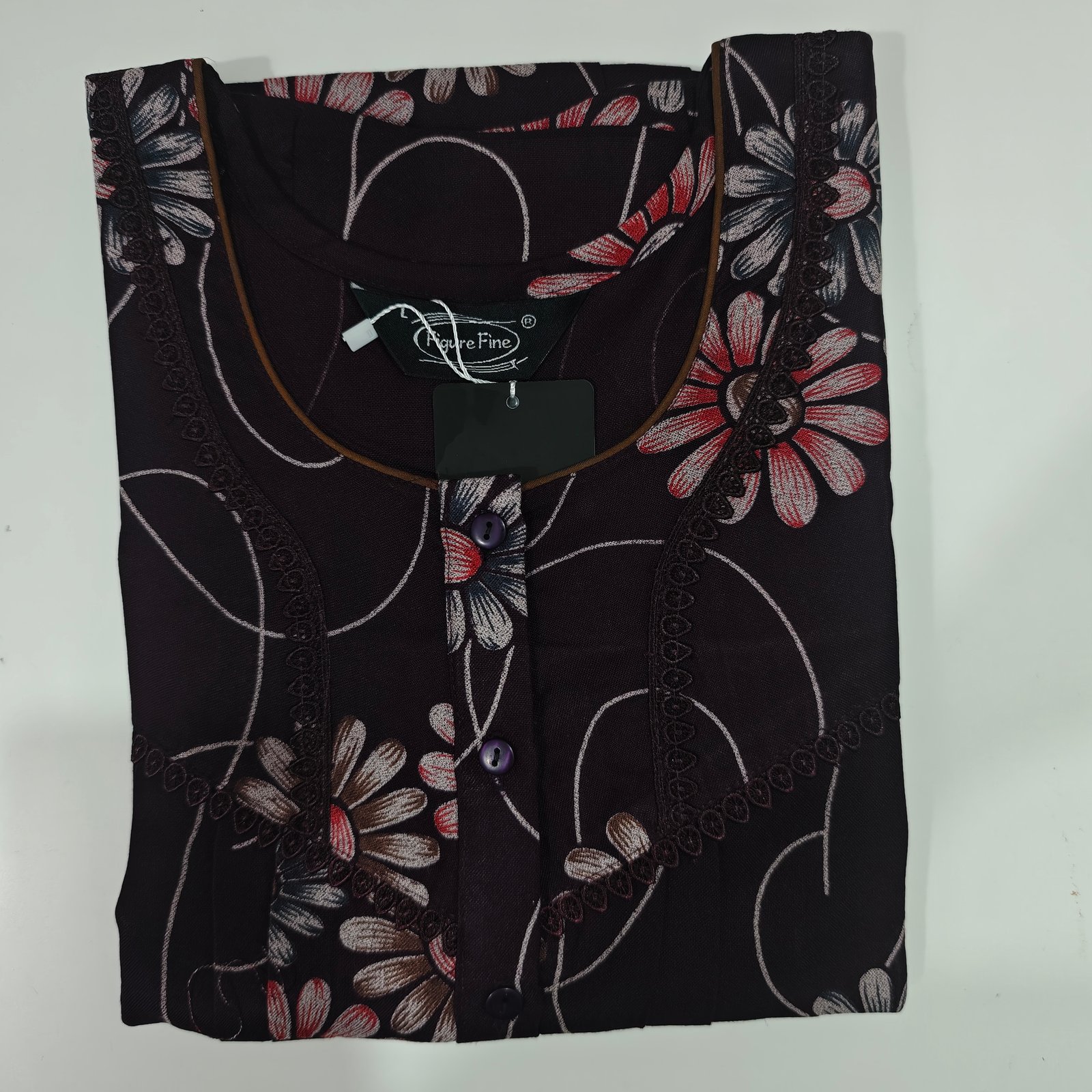 Figure Fine Alpine Nighty L Black #001359