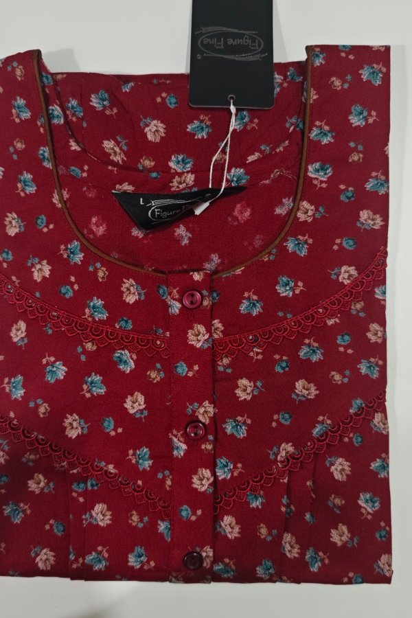 Figure Fine Alpine Nighty L Crimson #001366