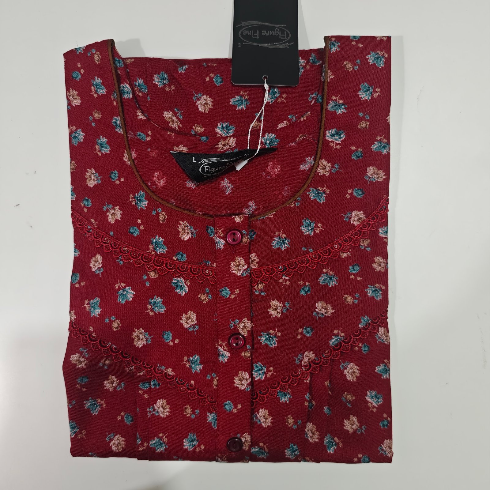 Figure Fine Alpine Nighty L Crimson #001366