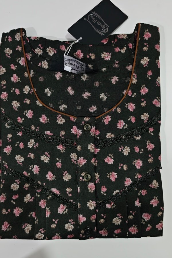Figure Fine Alpine Nighty L Black #001371